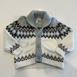 Janie and Jack Button Up Sweater Size 2T